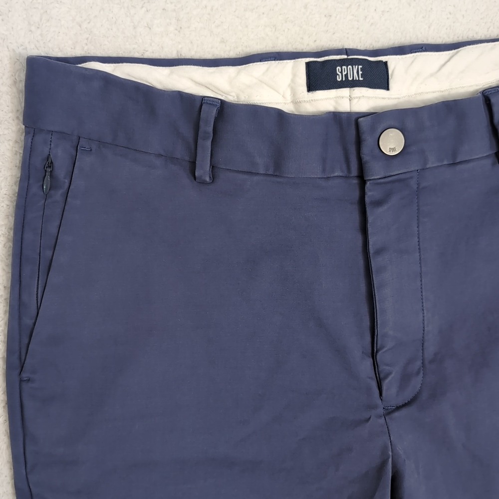 Spoke Enduro Sharps Build B Pants Mens 32x27 Chino Stretch Blue